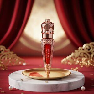 Queen's Scepter Red Vile Pendent Matte Velvet Liquid Lipstick Carrot 01